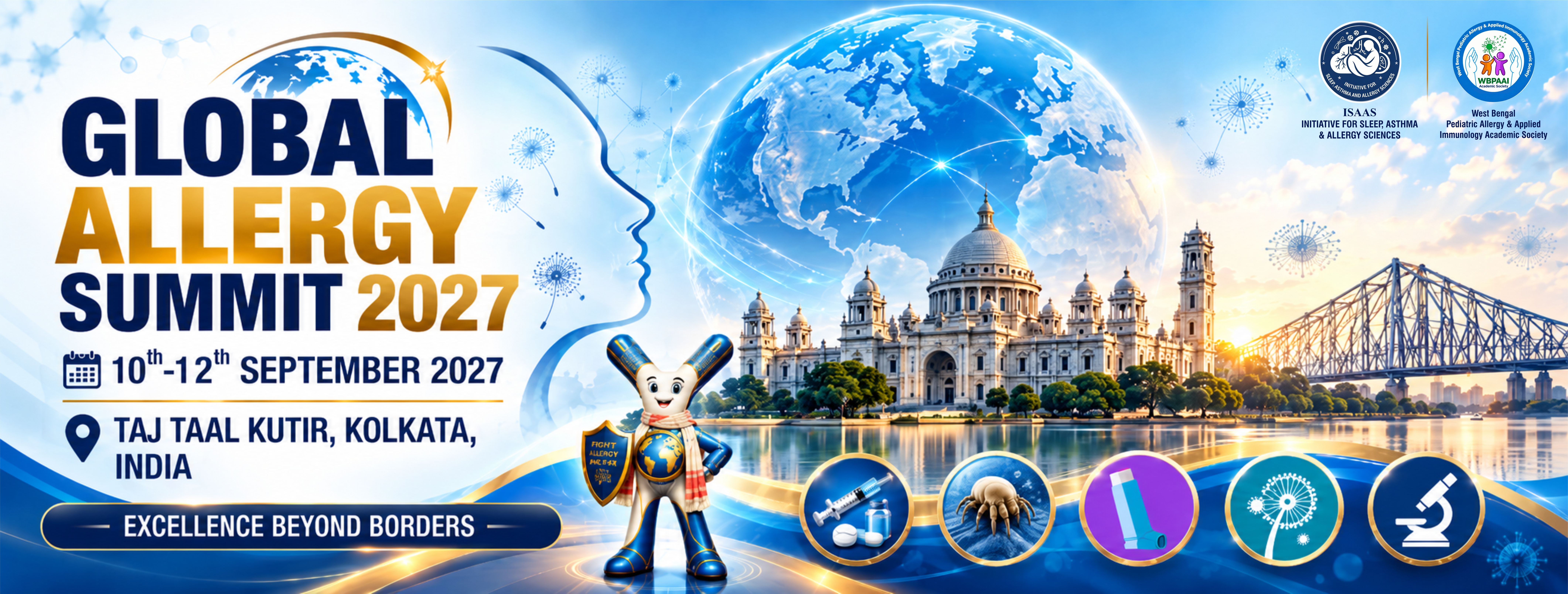 Global Allergy Summit 2027 — 10–12 September, Taj Taal Kutir, Kolkata